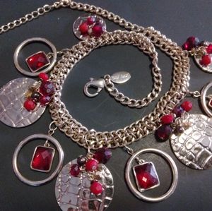 Dangle statement necklace